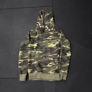 Green camouflage hoodie 